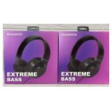 (2) Magnavox Extreme Bass Headphones
