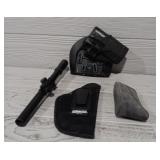 Pistol Holsters & Rifle Scope