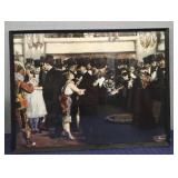 Vintage 'Socialite' Framed Print