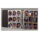 Binder Full of Basketball Cards