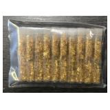 (10) Small Vials of Gold Foil Leaf Flakes