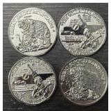 (4) Smoky Mountain Tokens