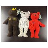 (3) Bamm Beanoï¿½s Baseball Players Bears