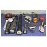 Assortment of Shop Lights & Flashlights