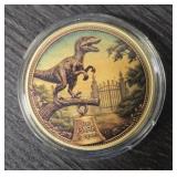 Dinosaur 'The Park is Open' Token