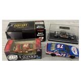 (4) NASCAR Small Car Die Casts