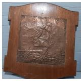 Copper Ship Wood Frame