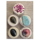 (5) Gemstones Cabochon