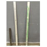 (3) Drywall T Squares and Framing Square