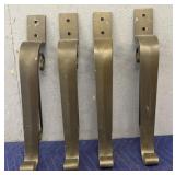 (4) Decorative Metal Table Legs