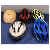 Variety of Bicycle Helmets