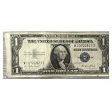 1935 E $1 Silver Certificate Blue Seal