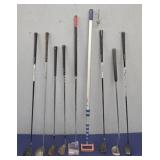 Assortment of Golf Clubs w/ Extension