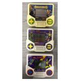 (3) Tiger Hand Held Games