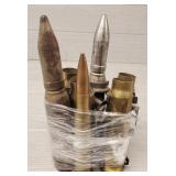 (4) Large Brass & (3) Large Ammo