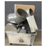 Assortment of Heating Duct Supplies