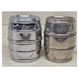 (2) Barrel Coin Banks