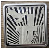 2-Ounce Silver Bar: US Flag over Cross