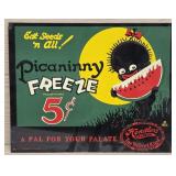 Picaninny Freeze Metal Sign