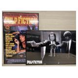 (2) Framed Pulp Fiction Posters