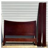Atlantic Furniture Co Cherry Wood Bed Frame