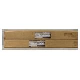 (28) Pcs of Brown Real Wood