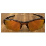 Oakley Wrap-Around Mirrored Sunglasses