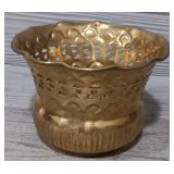 Vintage Brass Planter