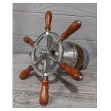Vintage Perko Ship Boat Wheel