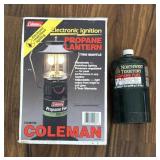 Electric Ignition Coleman Lantern & Propane Tank