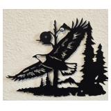 Metal Eagle in Nature Cut Out