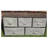 Dresser w/ Fabric Drawers