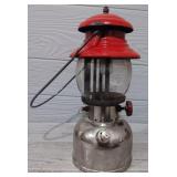 1954 Red & Chrome Coleman Gas Lantern Has Fuel