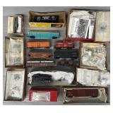 Assortment of Model Trains and Accessories