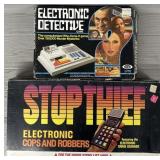 (2) Electronic Detective & Stop Thief Games