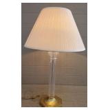 Lead Crystal Table Lamp w/ Shade
