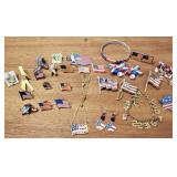 Various Patriotic Jewelry