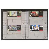 (4) Super Nintendo Games