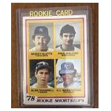 1978 Topps Rookie Shortstops Card