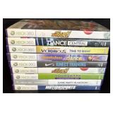 (9) XBOX 360 Kinect Games