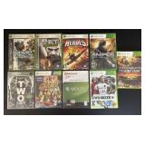 (9) XBOX 360 Games