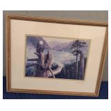 Signed Print In Frame
