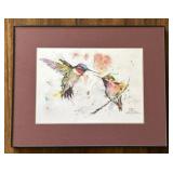 DEMDACO 'The Lovebirds' Hummingbirds Framed Art