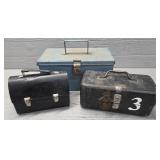 (3) Metal Toolboxes