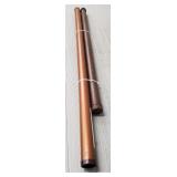 (2) Fishing Pole Tubes