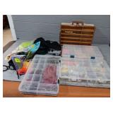 Tackle Box With A Variety of Tackle