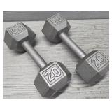 (2) 20lb Dumbbells