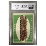 1961 Topps LA Rams #56 Graded 8.5 Card
