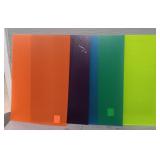 (4) Colored Plexi Glass