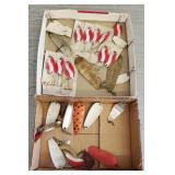 Various Red & White Spinners